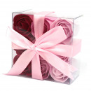  3xSzett 9 szappanvirág - rózsaszín rózsa