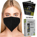 FFP2 maschera respiratore maschera facciale nera 1