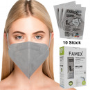 Maschera facciale respiratore maschera FFP2 grigio