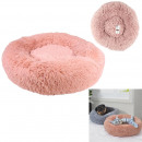 mayorista Casa y decoración: Cojín cama para gatos rosa relajante 60 cm