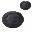wholesale Pet supplies: round bed fluffy d80cm anthracite