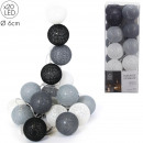 garland ball 20 led 3m45 gray, 1- times assorted