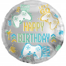 Balon foliowy na urodziny Gaming - 45 cm