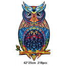 Wooden puzzle - mosaic - owl
