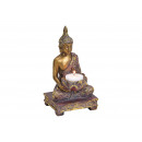 Teelichthalter Buddha realizzato in poli multicolo