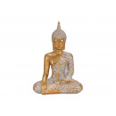 Buddha realizzato in poli oro (B / H / D) 22x32x14