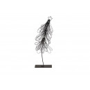 grossiste Décoration: Sapin de Noël en métal noir (L/H/P) 8x21x3cm