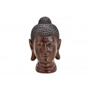 Buddha Testa in poly brown (L/A/P) 23x37x23 cm
