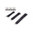 Cable ties 75 pieces black