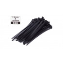 Cable ties detachable 7.6 x 200 mm 50 pieces black