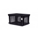 Bicycle crate plastic 40 x 30 x 22 cm black