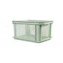 Bicycle crate plastic 40 x 30 x 22 cm green