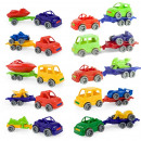 Wathose Kid Cars Auto mit Anhänger mit Sportwagen/