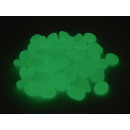 wholesale Decoration: Night-light pebbles, 250g in bag, white