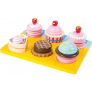 Schneide-Cupcakes und Torten, 13 Teile, 19x16x6,5c