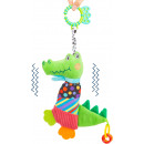 Baby toy fabric crocodile, 28x5.5x36cm