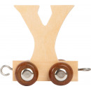 groothandel Speelgoed: Lettertrein hout Y, 7.5x4x6.5cm