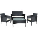 Kerti bútor Polyrattan Sofa set ülőbútor