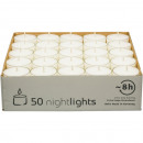Tea lights Nightlights 50s 8 hours burning time