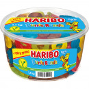 Haribo kerek konzervdoboz 1,1kg Színes kerek veget
