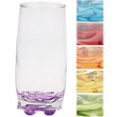 Glass Coral Juice Glass 0.2l assorted