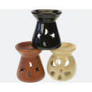 wholesale Decoration: assorted Oil Warmer 3 Colors assorted 8x8cm,