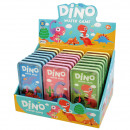 Dino patience game 14x7cm water game in 24 display