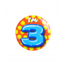 Birthday badge - I'm 3