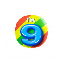 Birthday badge - I'm 9
