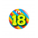 Birthday badge - I'm 18