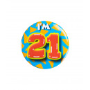 Birthday badge - I'm 21