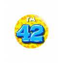 Birthday badge - I'm 42