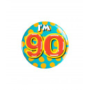 Birthday badge - I'm 90