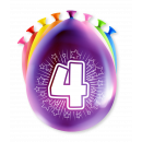 Happy Party Balloons - 4 years