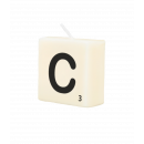 Letter candle - C