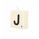 Letter candle - J