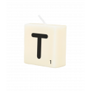 Letter candle - T