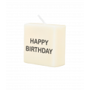 Letter candle - Happy birthday