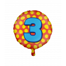 Happy Folienballons - 3 Jahre