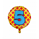 Happy foil balloons - 5 years