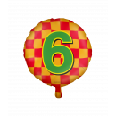 Happy Folienballons - 6 Jahre
