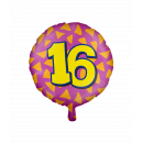 Happy foil balloons - 16 years
