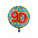 Fröhliche Folienballons - 90 Jahre