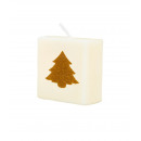 Letter candle - Christmas tree (gold)