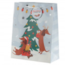 Bolsa de Regalo - Navidad - Perro Salchicha en la