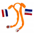 Tiara lengető zászlók Hollandia