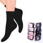 Womens Socks, cotton, Classic Black 35-41, 5075