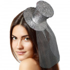 Tiara kalap ezüst csillogás