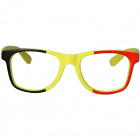 Szemüveg Belgium Fekete-Sárga-Piros - 3 db