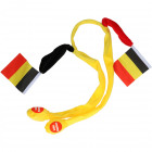 Tiara lengető zászlók Belgium